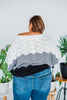 Ivory Color Block Dolman Sleeve Knit Sweater - Whiskey Skies