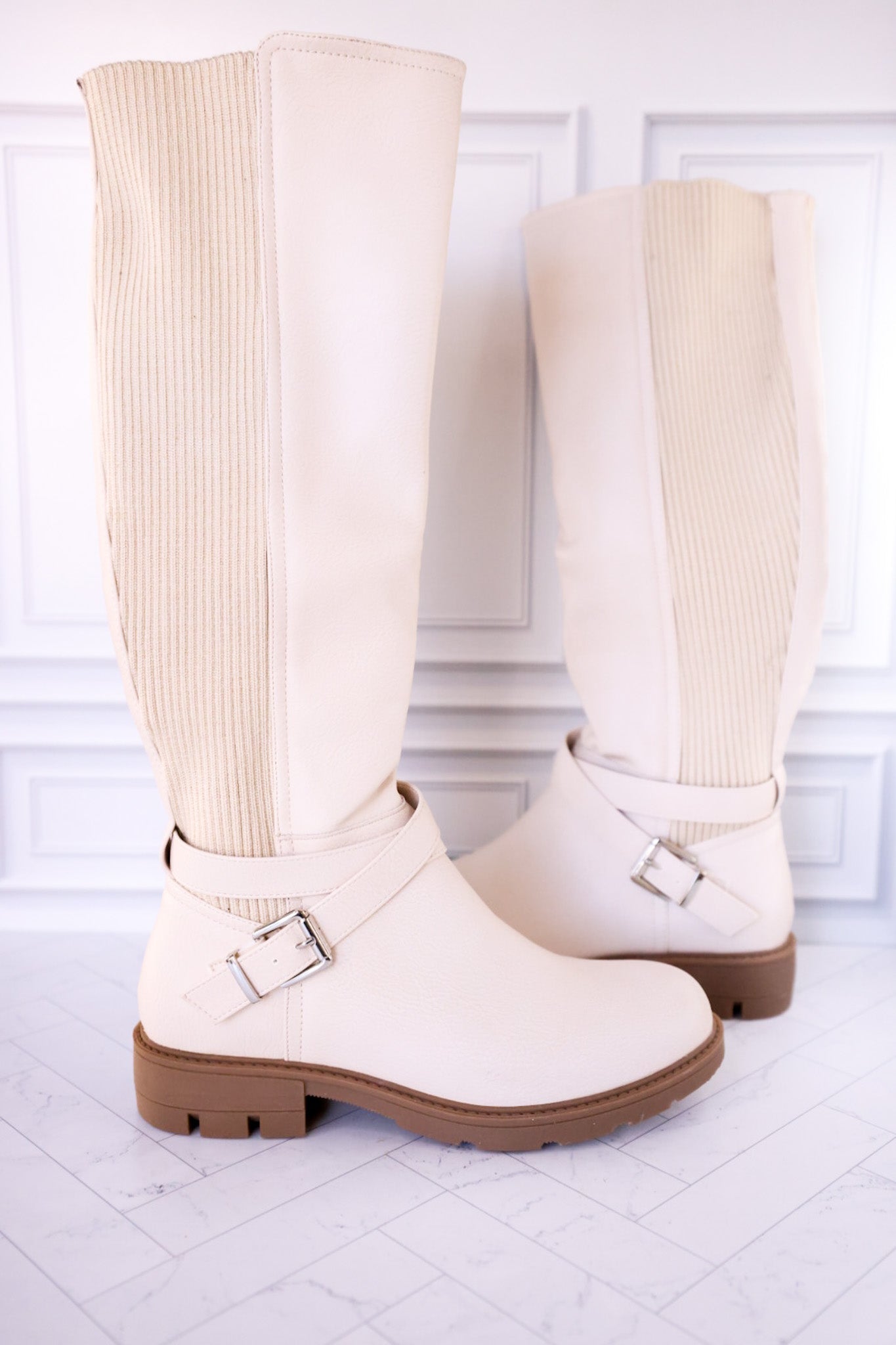 Ivory Hayride Boots - Whiskey Skies