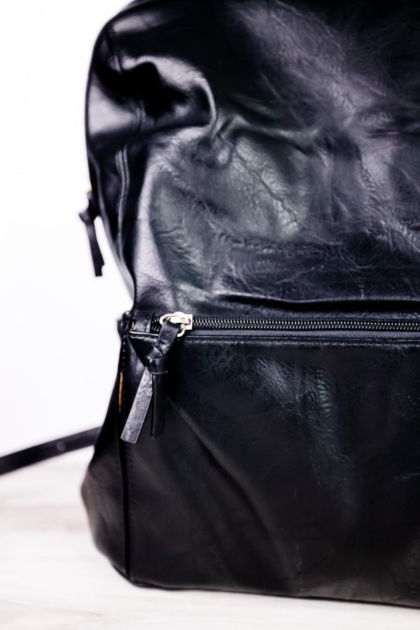 James Black Backpack - Whiskey Skies