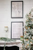 Jingle Bells/Flowers Double Sided Sign - Whiskey Skies