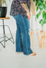 Judy Blue 90's Destroyed Knee Straight Jeans - Whiskey Skies