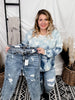 Judy Blue Acid Wash Destroyed Boyfriend Jeans - Whiskey Skies