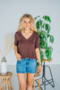 Judy Blue Contrast Wash & Pocket Destroy Shorts - Whiskey Skies