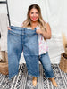 Judy Blue Cropped Wide Leg Jeans - Whiskey Skies