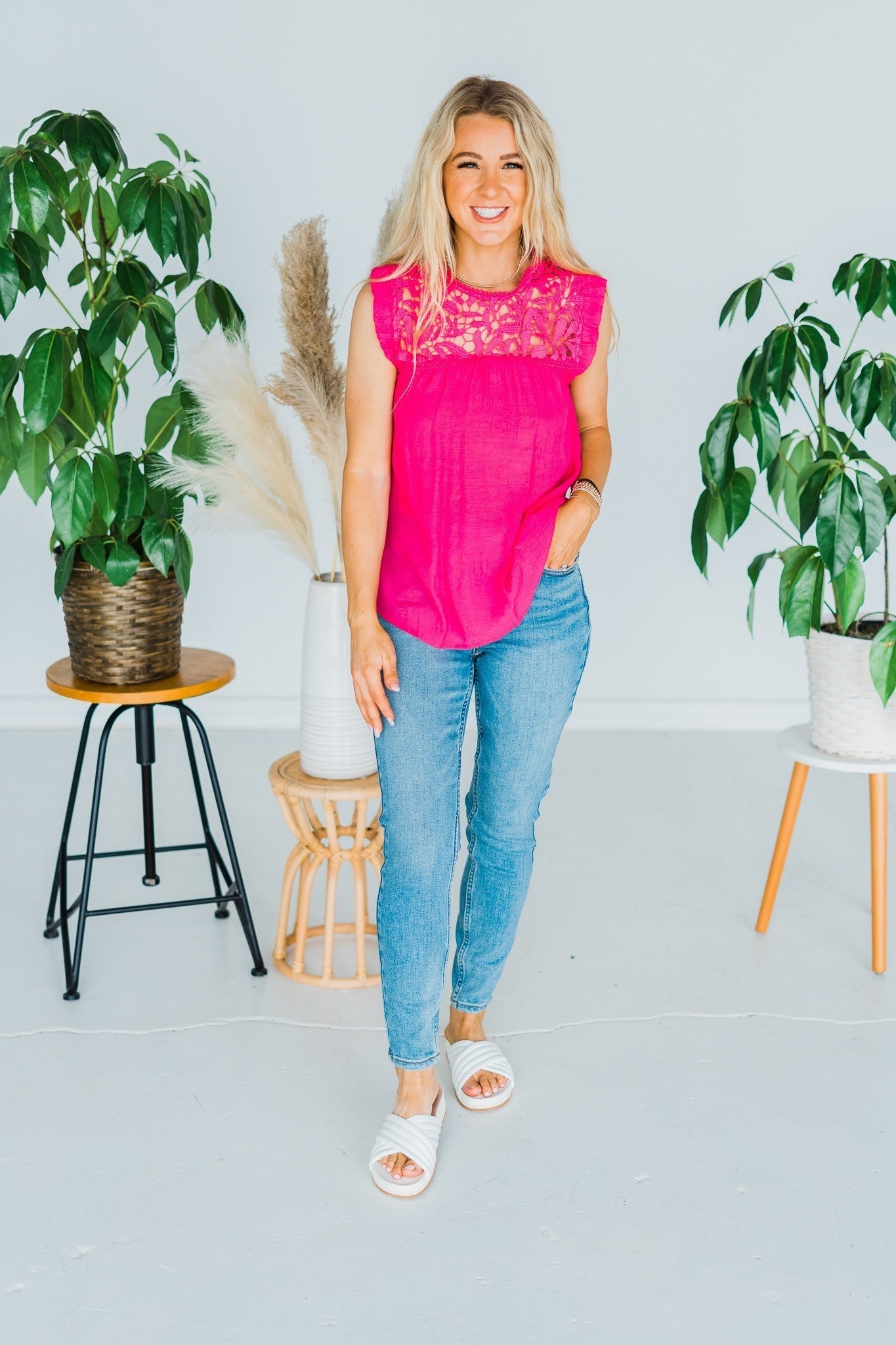 Judy Blue Crossed Over Waistband Jeans - Whiskey Skies