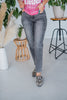 Judy Blue Gray Stone Wash Slim Fit Jeans - Whiskey Skies
