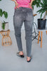 Judy Blue Gray Stone Wash Slim Fit Jeans - Whiskey Skies