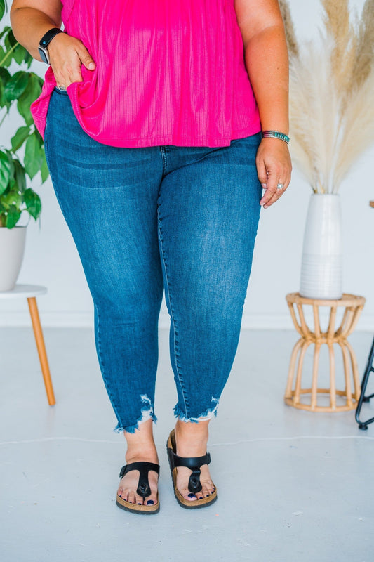 Judy Blue High-Rise Tummy Control Skinny - Whiskey Skies