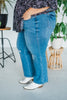 Judy Blue High Waist Tummy Control Knee Destroy Straight Jeans - Whiskey Skies