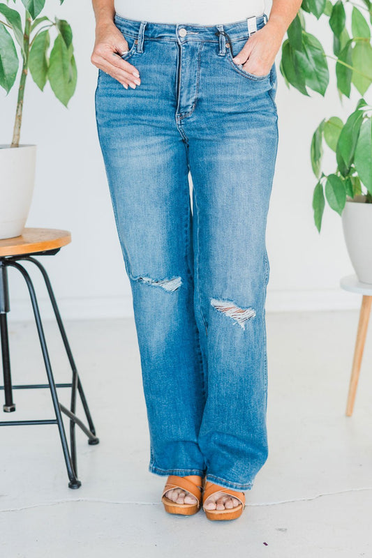 Straight Jeans  Judy Blue Straight Leg Jeans – Whiskey Skies