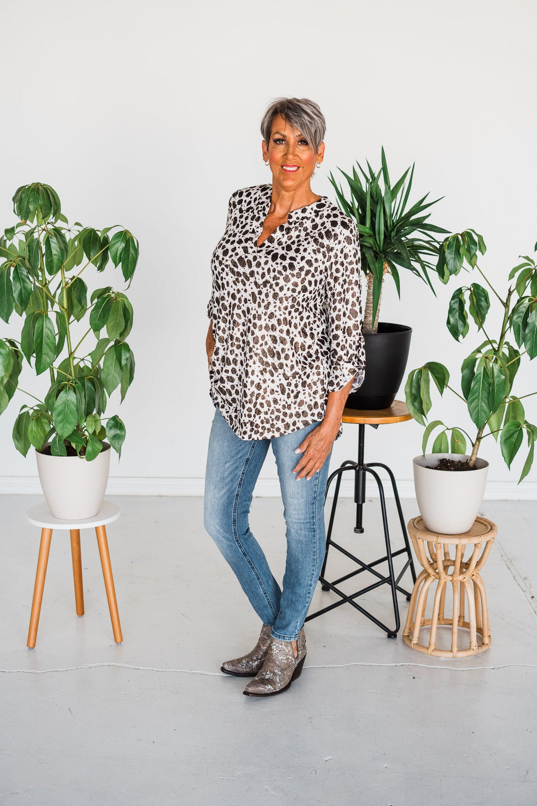 Judy Blue High Waist Tummy Control Vintage Skinny Jeans - Whiskey Skies