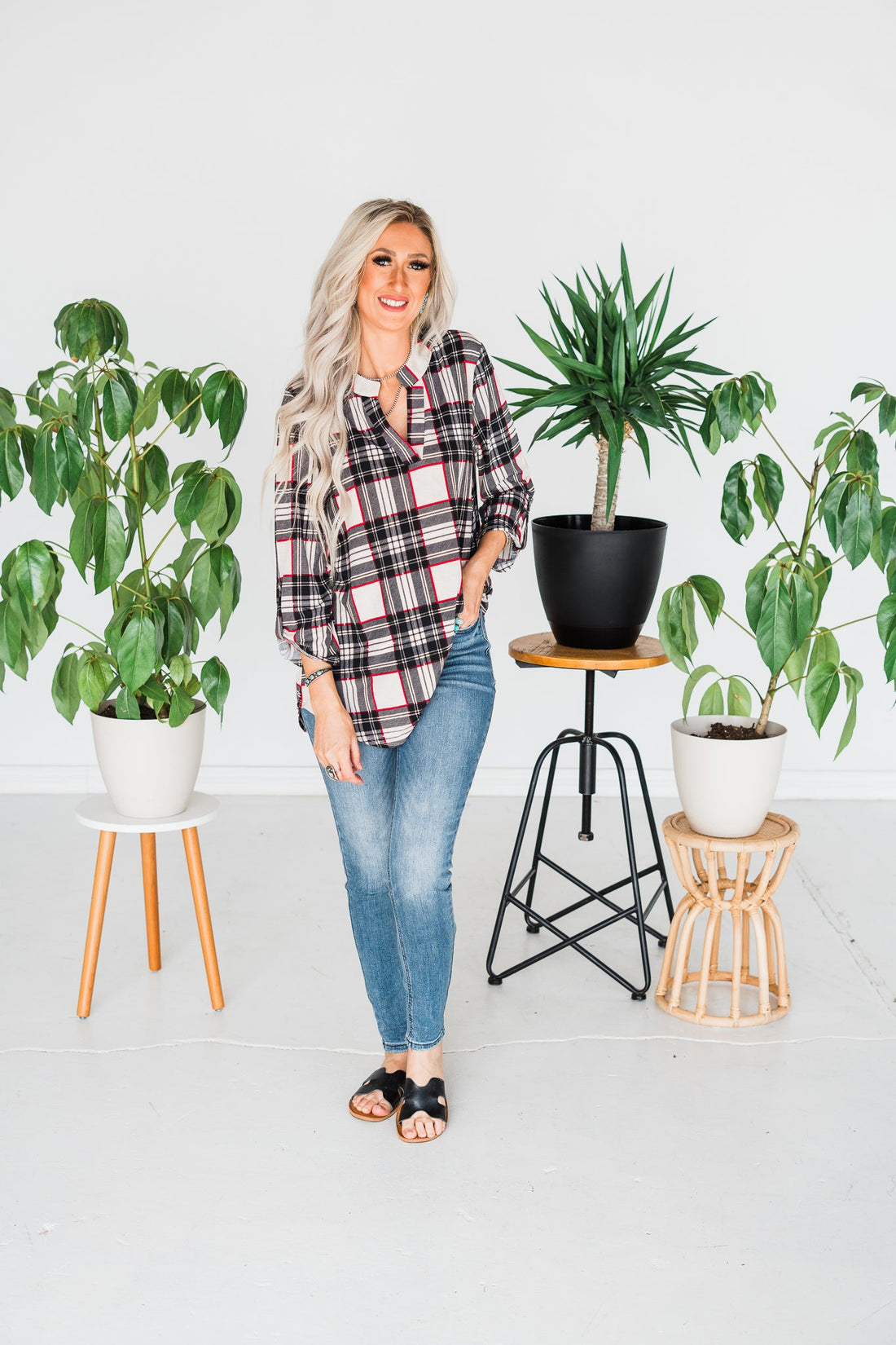 Judy Blue High Waist Tummy Control Vintage Skinny Jeans - Whiskey Skies