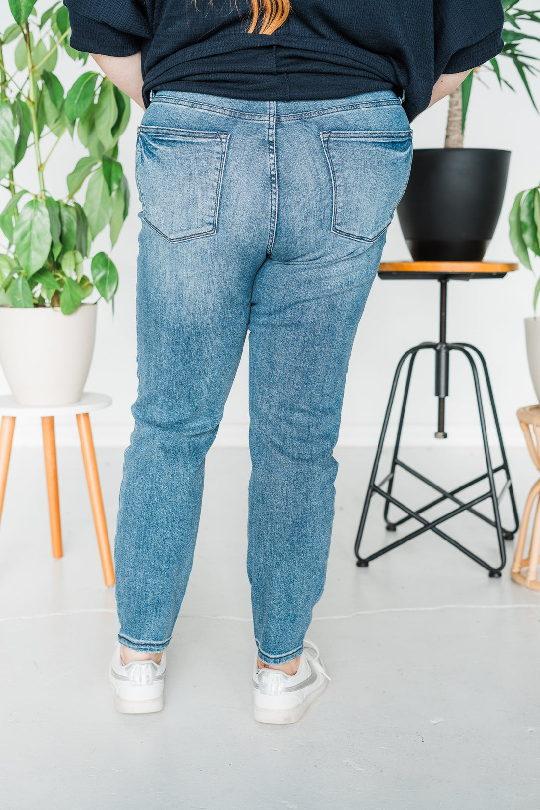 Judy Blue High Waist Tummy Control Vintage Skinny Jeans - Whiskey Skies