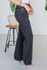 Judy Blue High Waist Tummy Control Washed Black Straight Jeans - Whiskey Skies