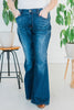 Judy Blue High Waisted Classic Contrast Flare Jeans - Whiskey Skies