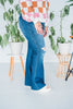 Judy Blue High Waisted Tummy Control Destroy Flare with Raw Hem - Whiskey Skies
