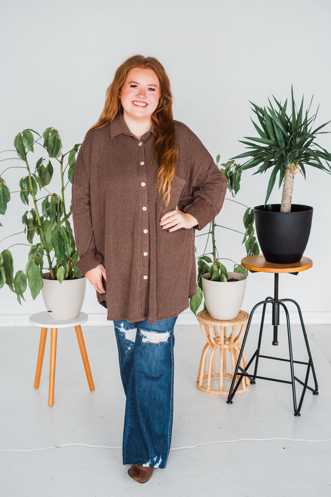 Judy Blue High Waisted Tummy Control Destroy Flare with Raw Hem - Whiskey Skies