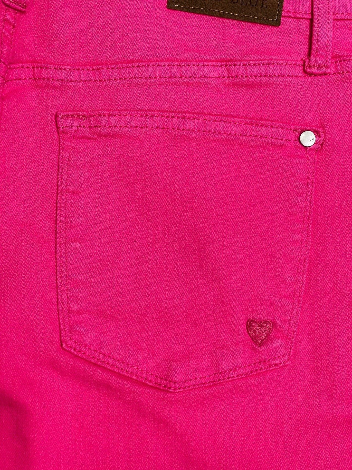 Judy Blue Hot Pink High Waist 90's Straight Jeans - Whiskey Skies