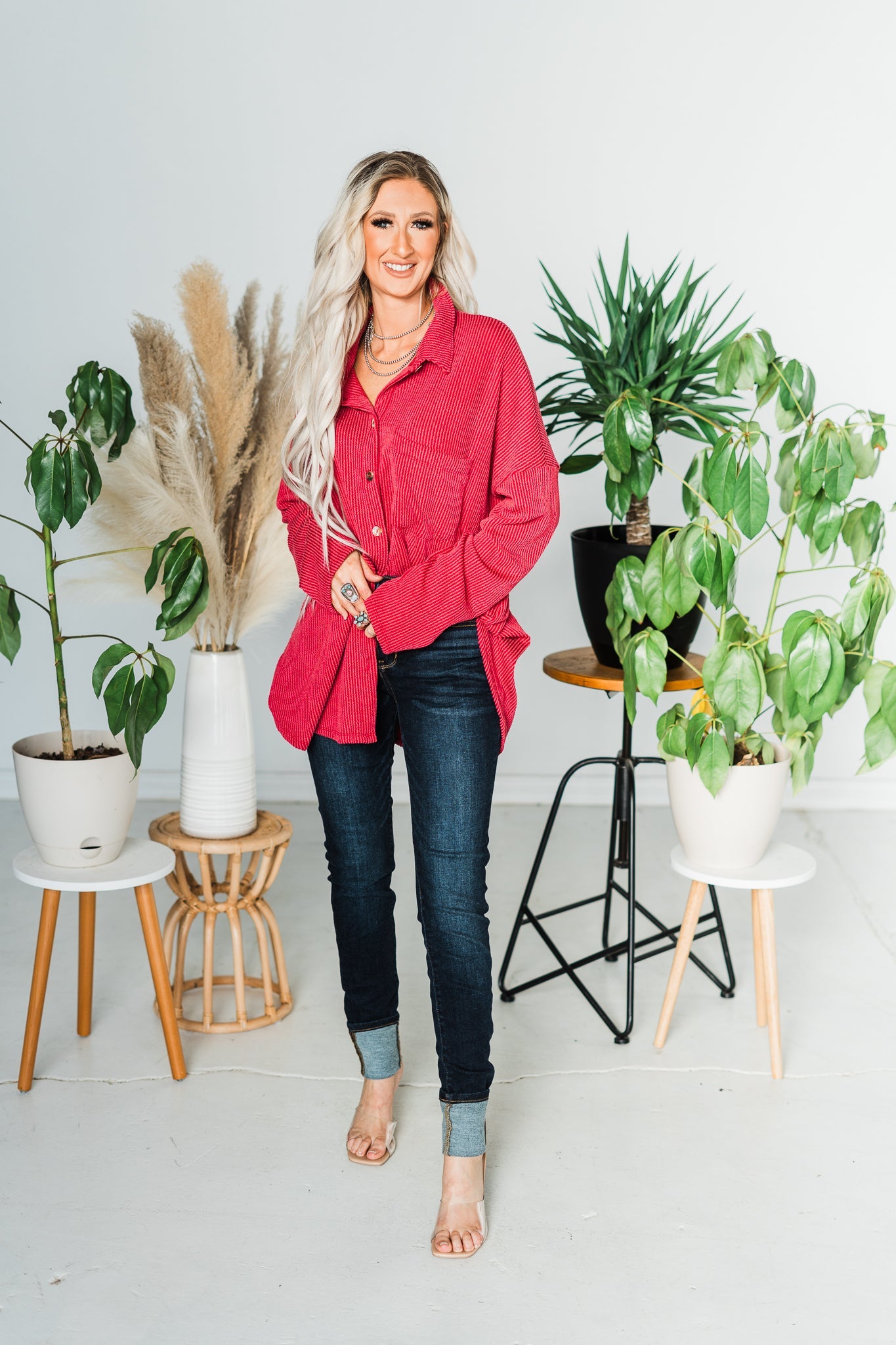 Judy Blue Long Inseam Dark Skinny Jeans - Whiskey Skies