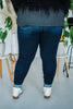 Judy Blue Long Inseam Dark Skinny Jeans - Whiskey Skies