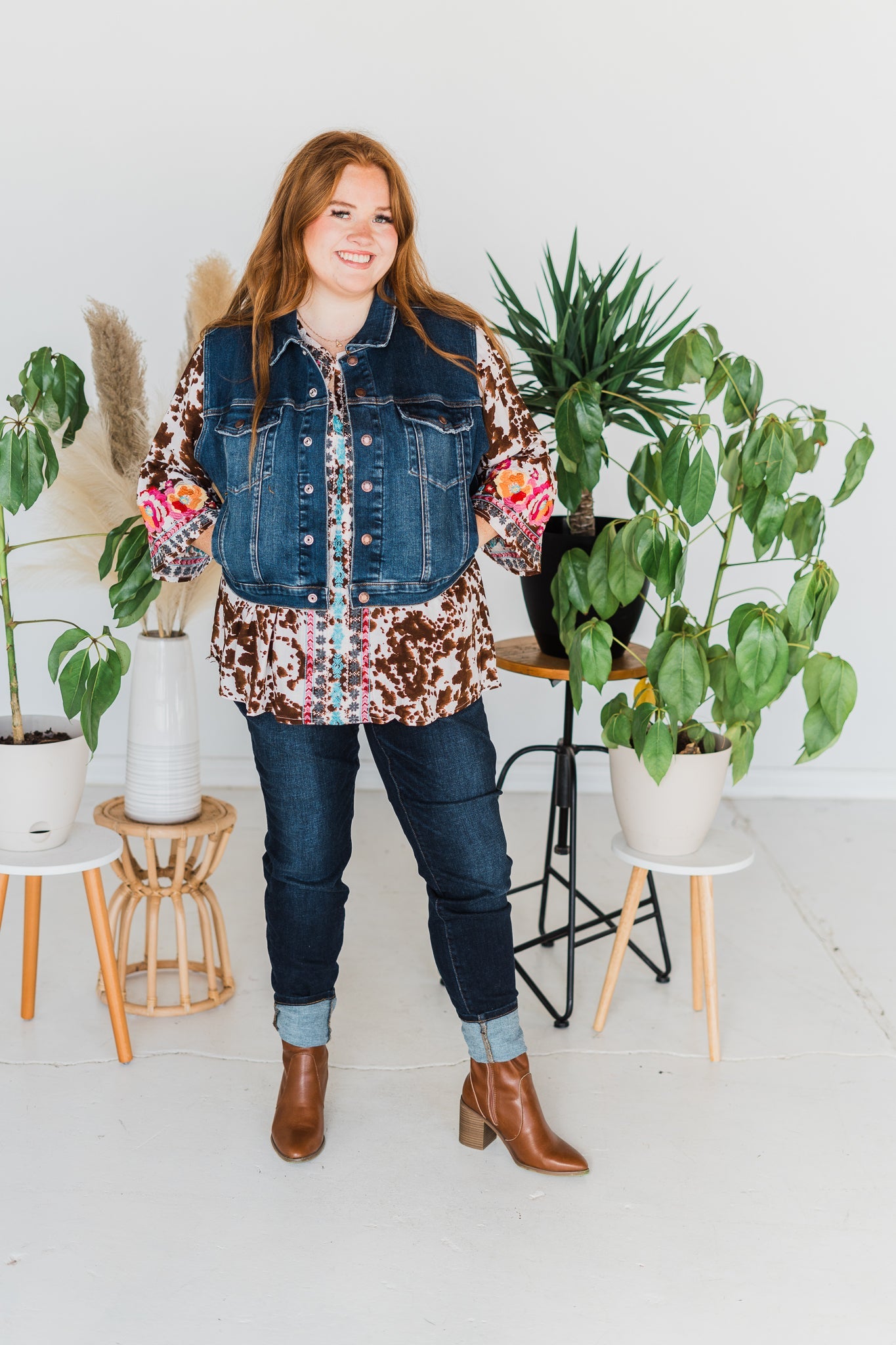 Judy Blue Long Inseam Dark Skinny Jeans - Whiskey Skies