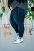 Judy Blue Long Inseam Dark Skinny Jeans - Whiskey Skies