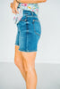 Judy Blue Mid Thigh Length Shorts - Whiskey Skies