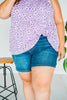 Judy Blue Mid Thigh Length Shorts - Whiskey Skies