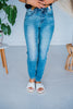 Judy Blue Relaxed Bleach Wash Jeans - Whiskey Skies