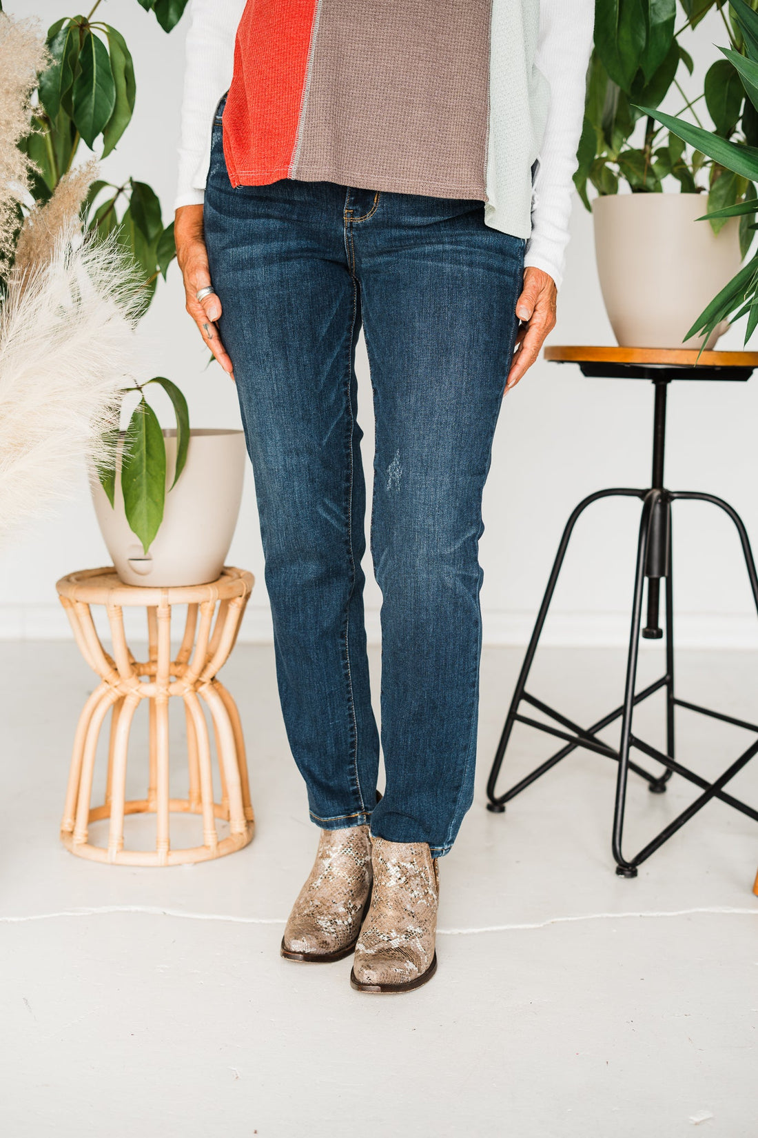 Judy Blue Relaxed Fit Jeans (Three Inseams) - Whiskey Skies