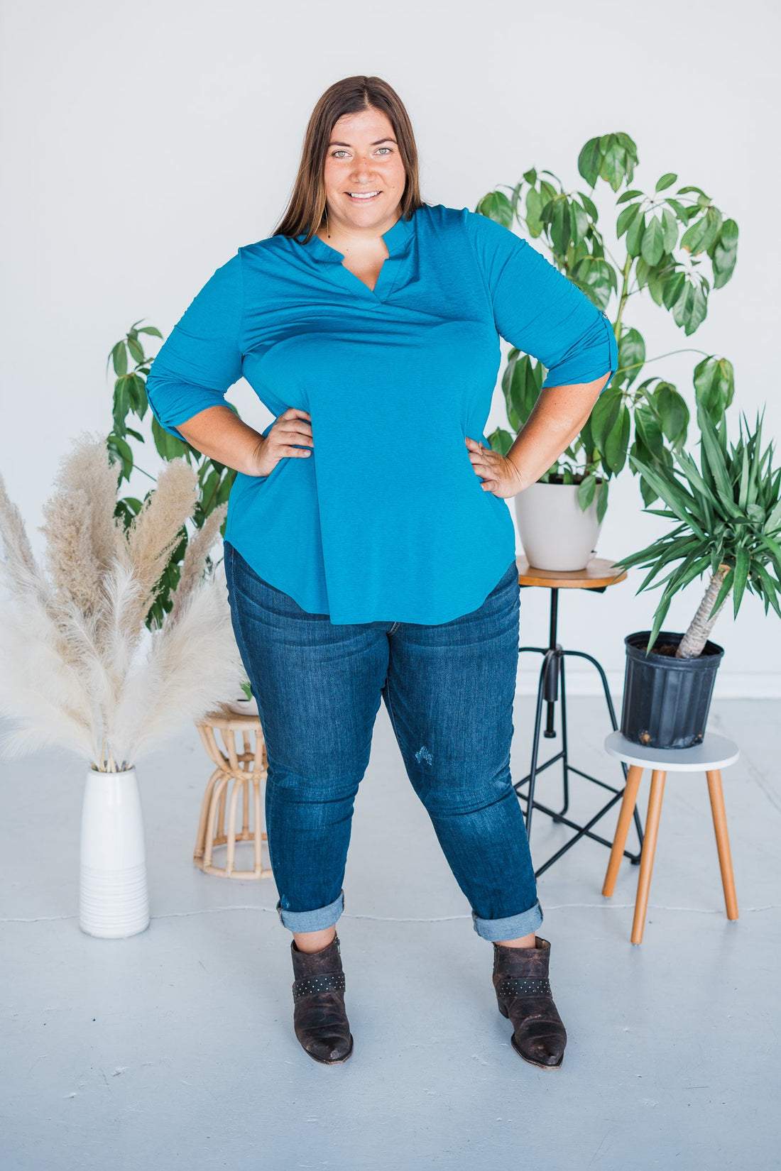 Judy Blue Relaxed Fit Jeans (Three Inseams) - Whiskey Skies