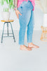 Judy Blue Rhinestone Embellished W/ Destroy Slim Jeans - Whiskey Skies
