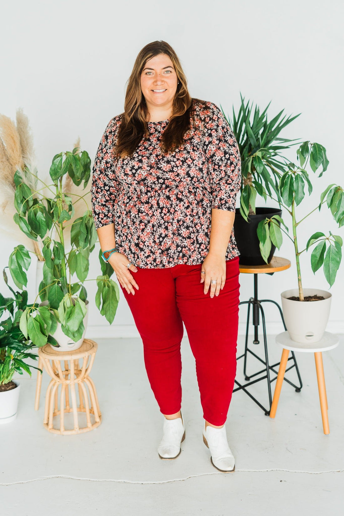 Judy Blue Scarlett Skinny with Tummy Control - Whiskey Skies