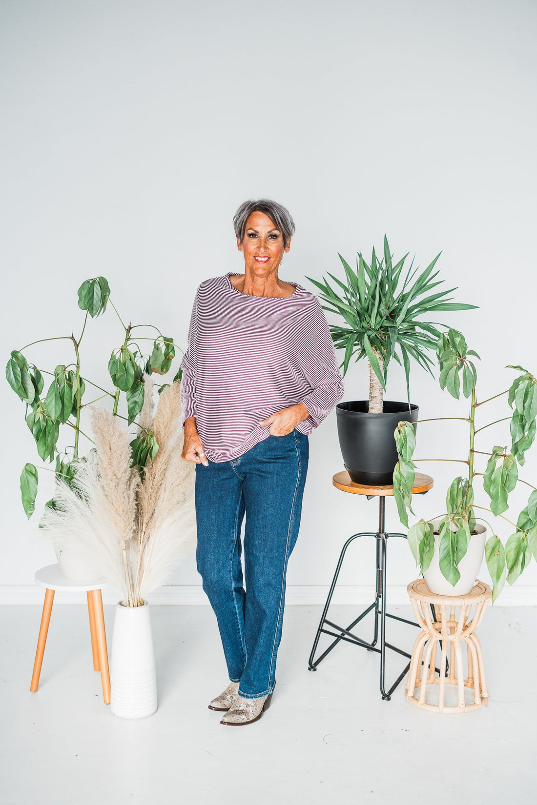 Judy Blue Straight Leg Tummy Control Jeans - Whiskey Skies
