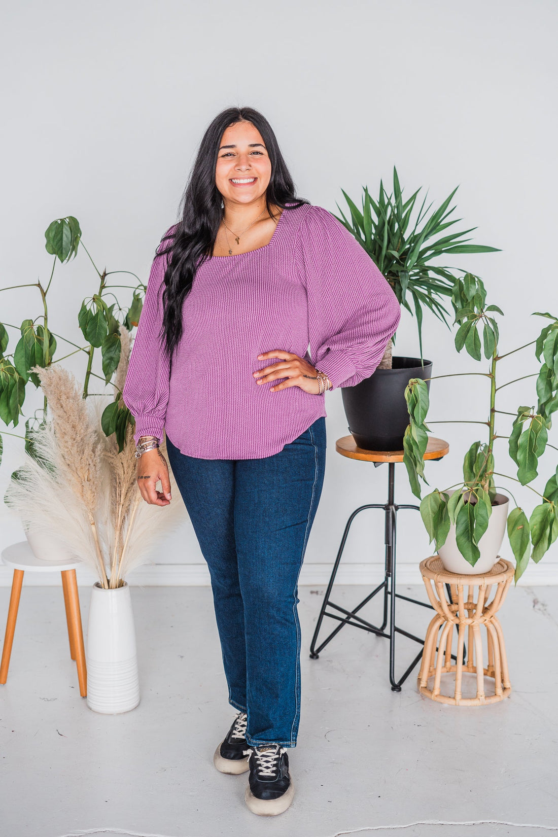 Judy Blue Straight Leg Tummy Control Jeans - Whiskey Skies