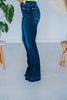 Judy Blue Trouser Flare Jeans - Whiskey Skies