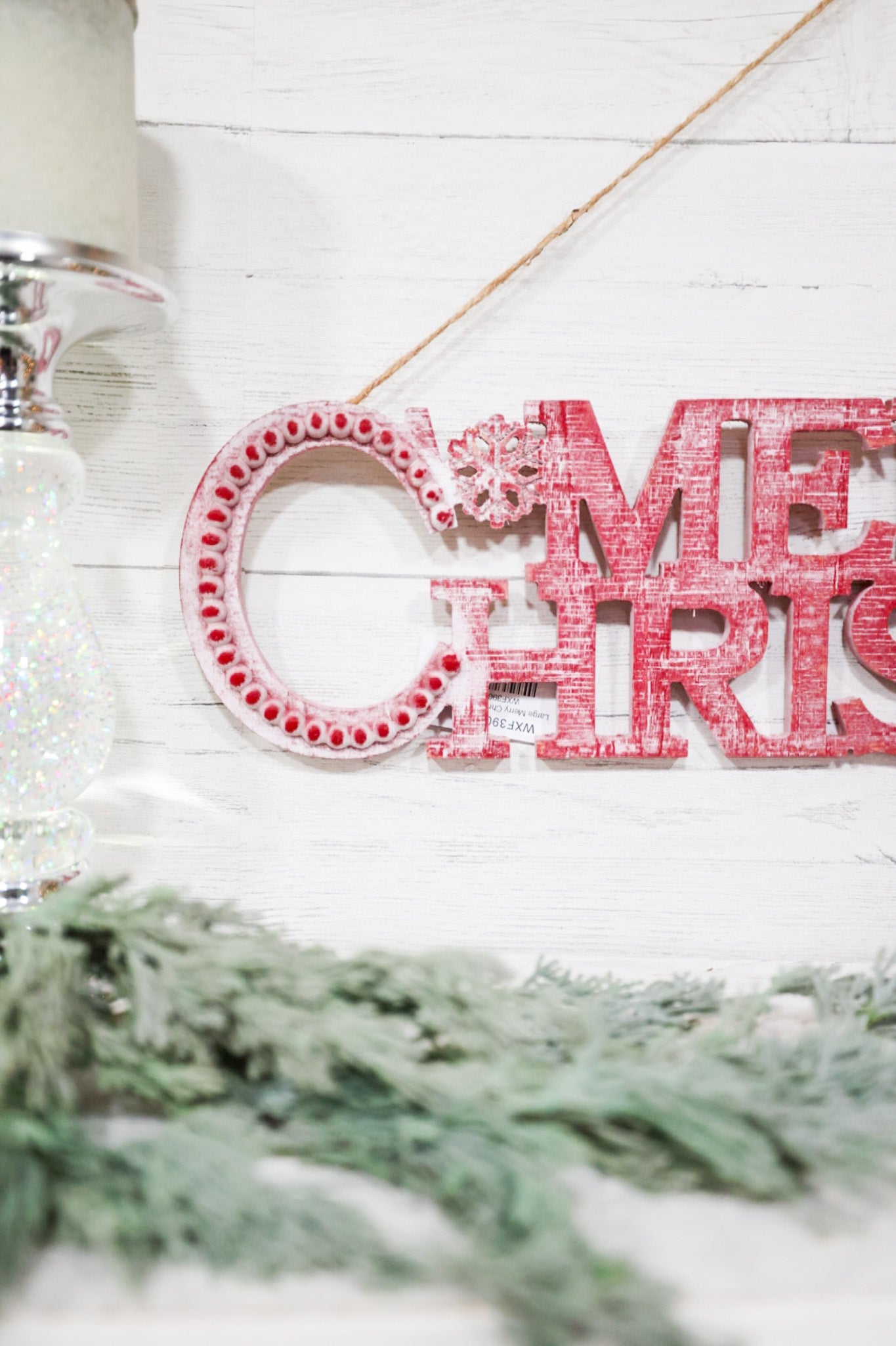 Large Merry Christmas Sign - Whiskey Skies