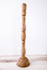 Large Rustic Natural Wood Candle Holder - Whiskey Skies
