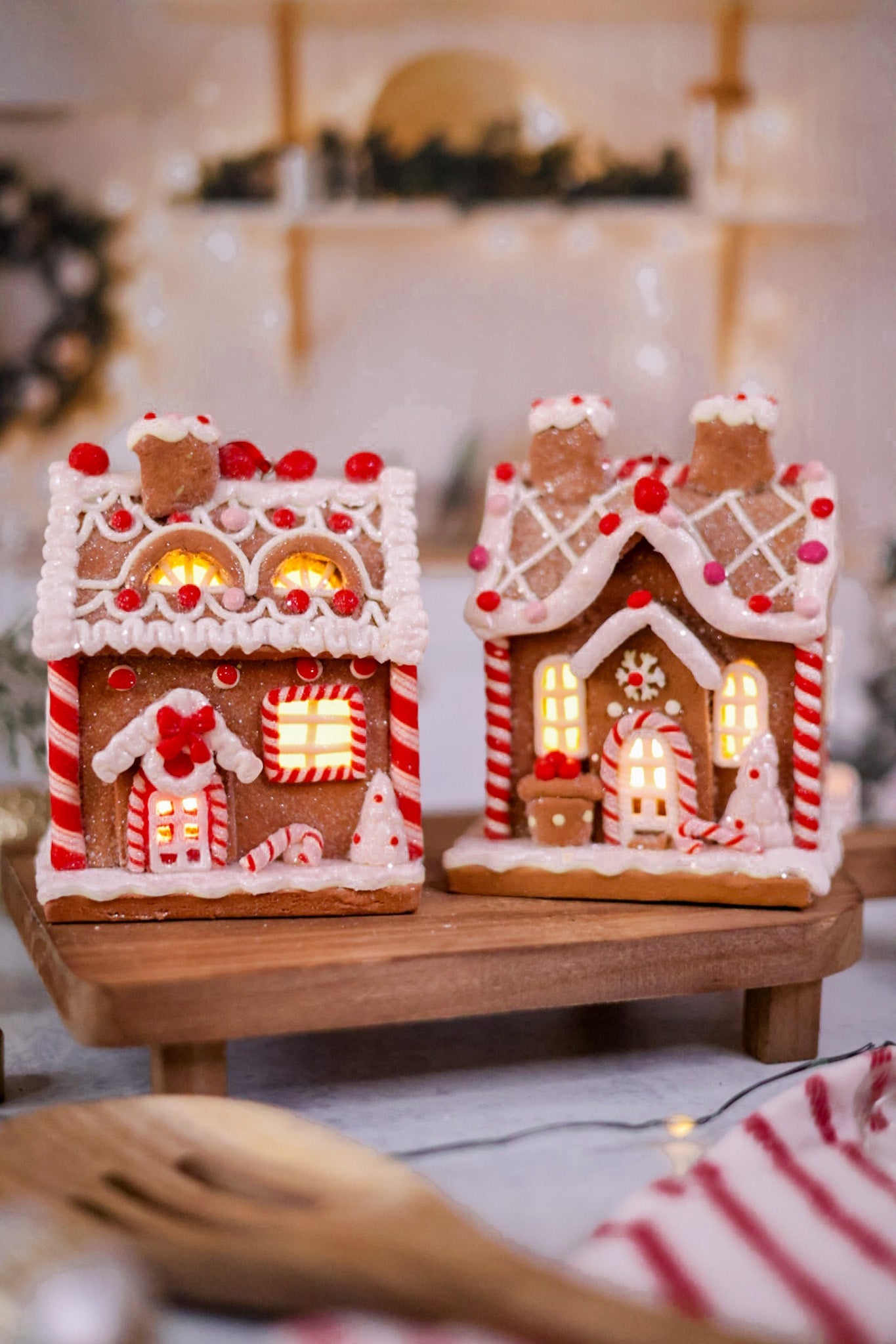 LED Christmas Gingerbread Ornaments (Two Styles) - Whiskey Skies