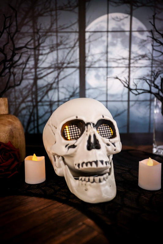 LED Light Up Halloween Skull - Whiskey Skies