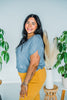 Light Blue Dolman Sleeve Top - Whiskey Skies