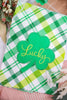 Lucky Clover Plaid Dish Towel - Whiskey Skies