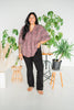 Mauve Animal Print Dreamer Top - Whiskey Skies