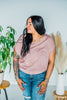 Mauve Dolman Sleeve Top - Whiskey Skies