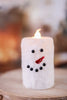Medium Votive Christmas Snowman Candle - Whiskey Skies