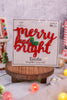 "Merry & Bright" Magnet - Whiskey Skies
