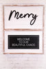 Merry/Chaos Reversible Sign - Whiskey Skies