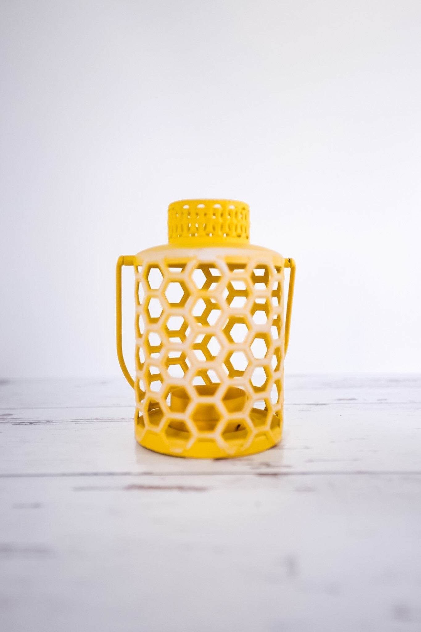 Metal Honeybee Candle Lantern (2 Colors) - Whiskey Skies
