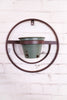 Metal Round Pot Wall Hanger (3 Colors)