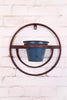 Metal Round Pot Wall Hanger (3 Colors) - Whiskey Skies